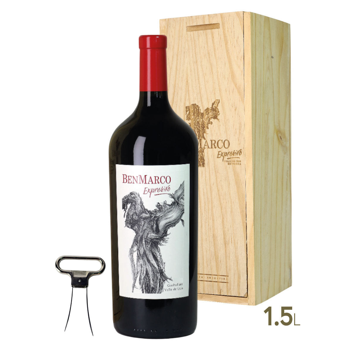 Magnum BenMarco Expresivo + Sacacorchos Doble Lámina