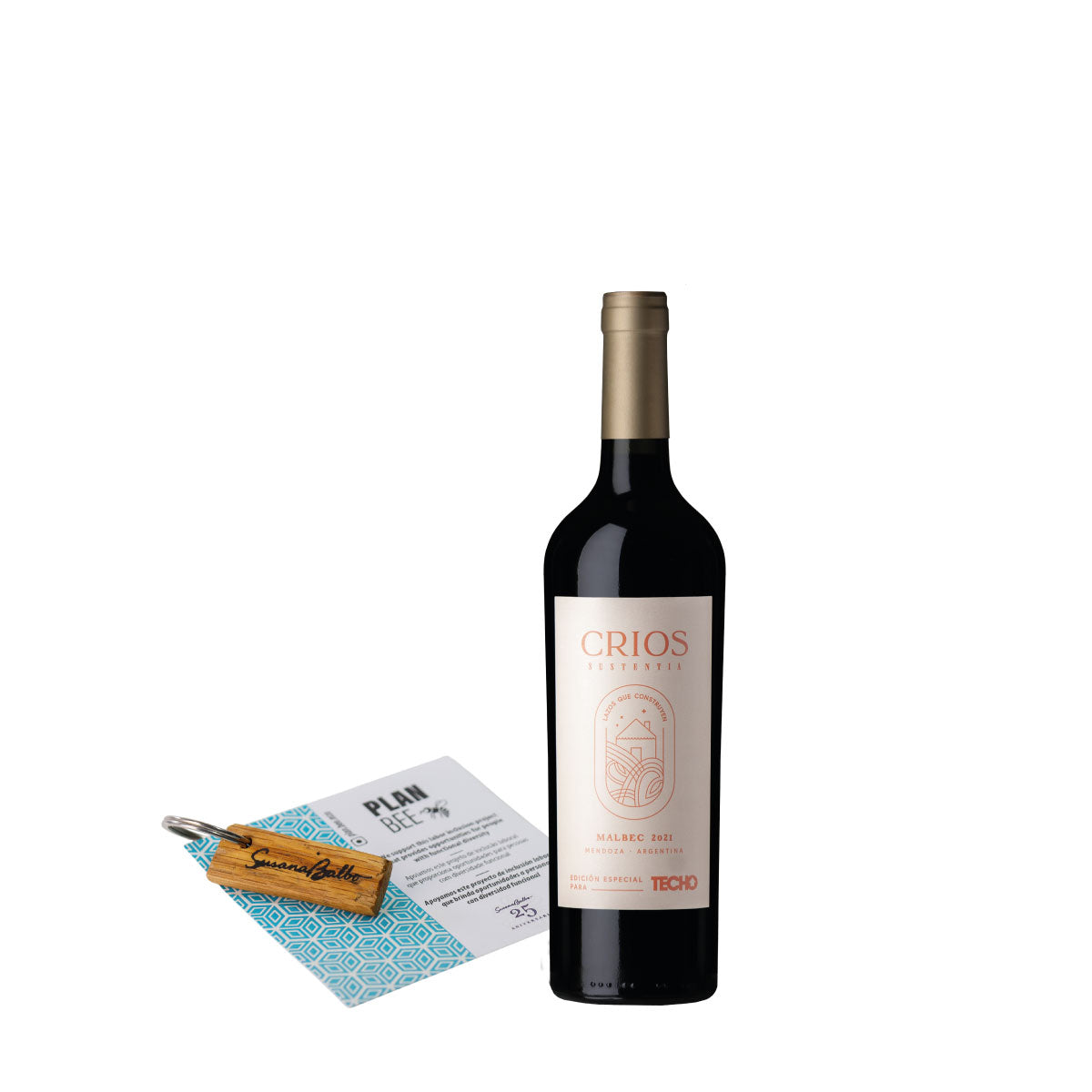 Crios Malbec TECHO + PLAN BEE Llavero