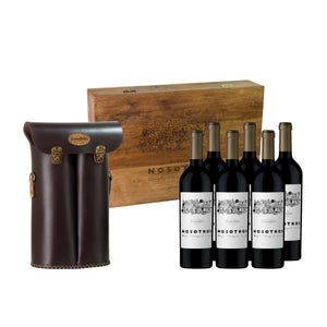 Kit Nosotros S.V.N Malbec + Bolso Botellero de Cuero de Regalo