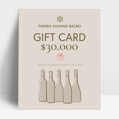 Susana Balbo Gift Card $30.000