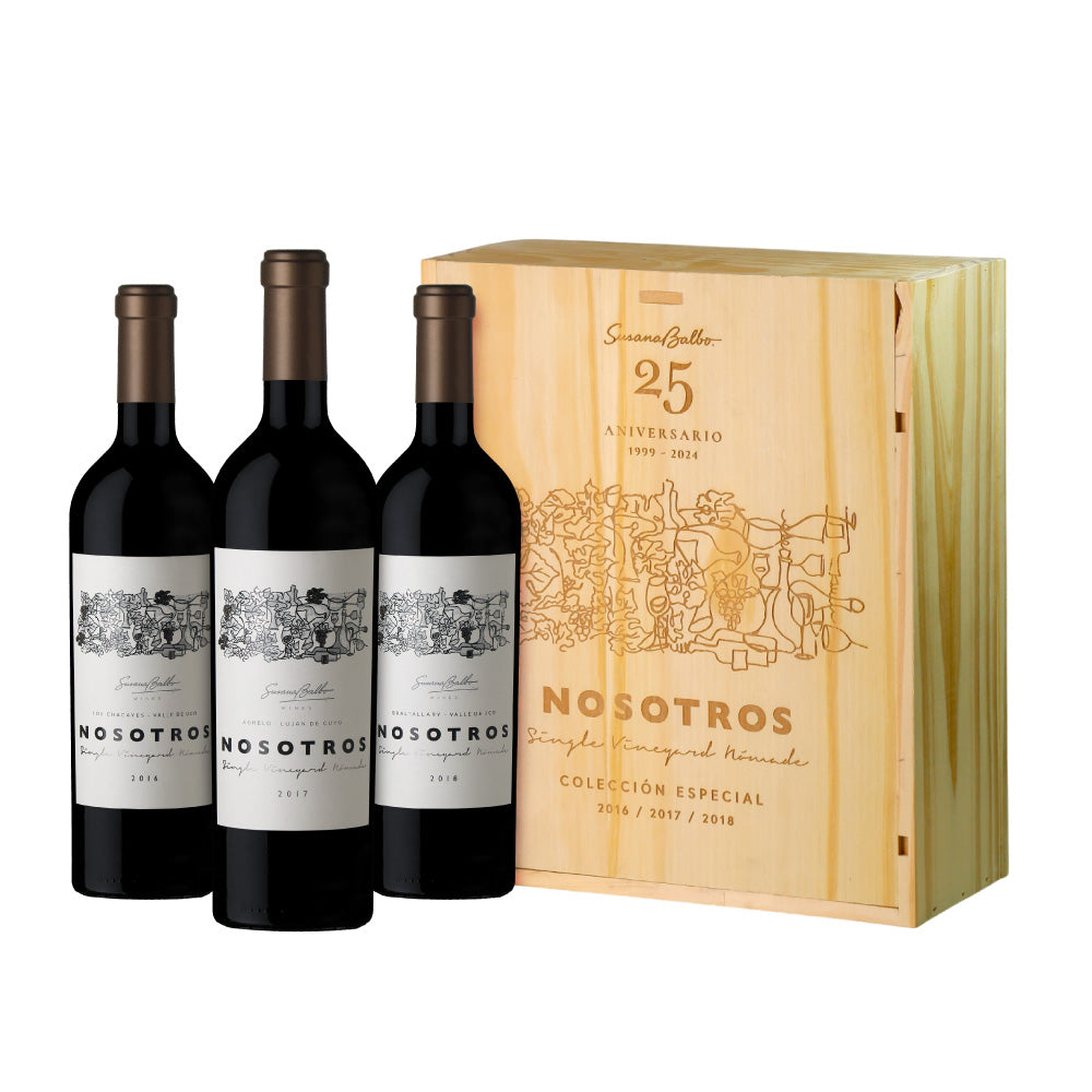 Colección Especial Nosotros S.V.N. Malbec 2016-2017-2018