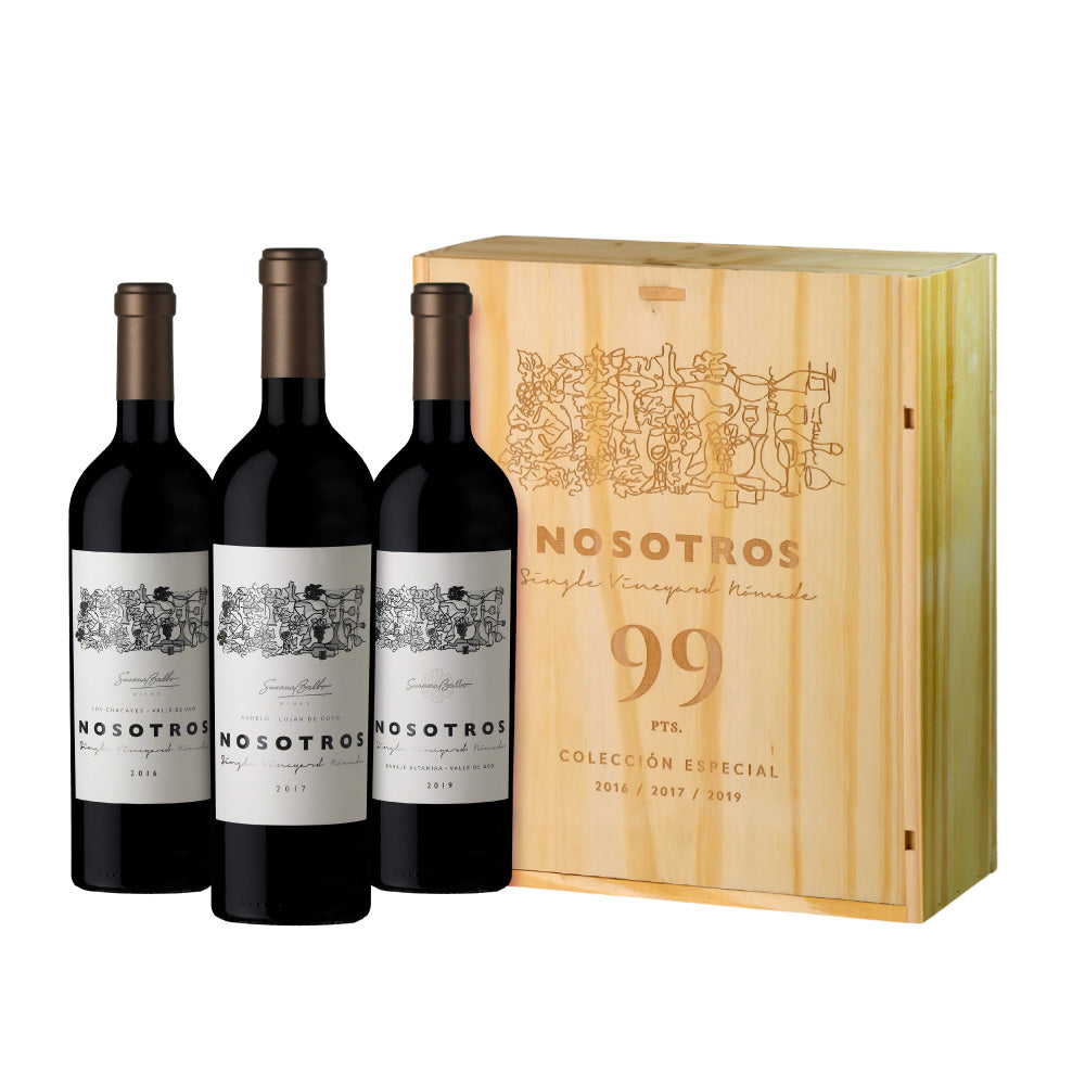 99 pts. - Colección Especial Nosotros S.V.N. Malbec 2016-2017-2019